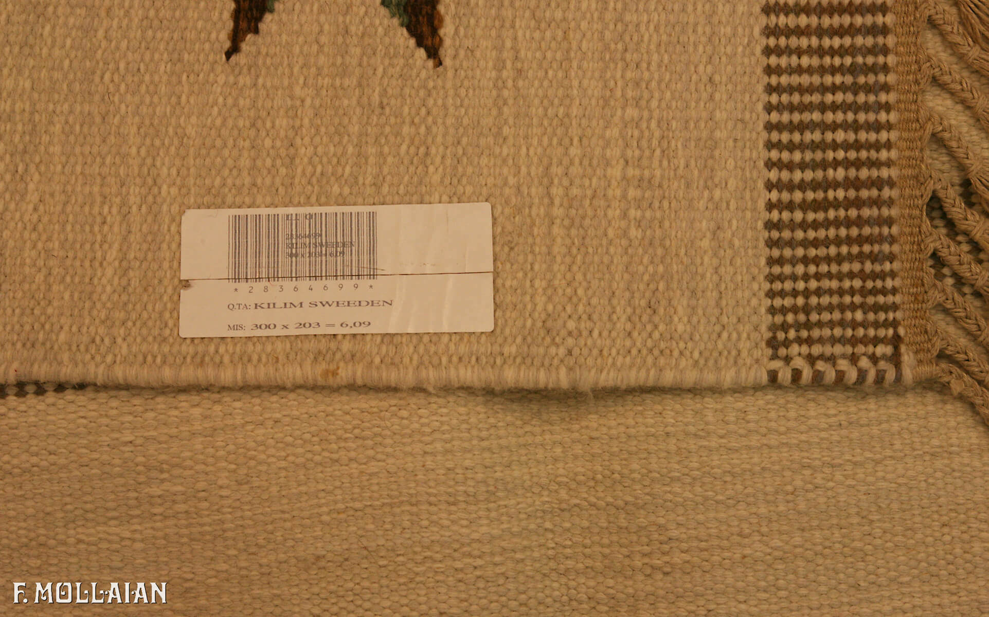 Semi-Antiker Schwedisch Kilim n°:28364699